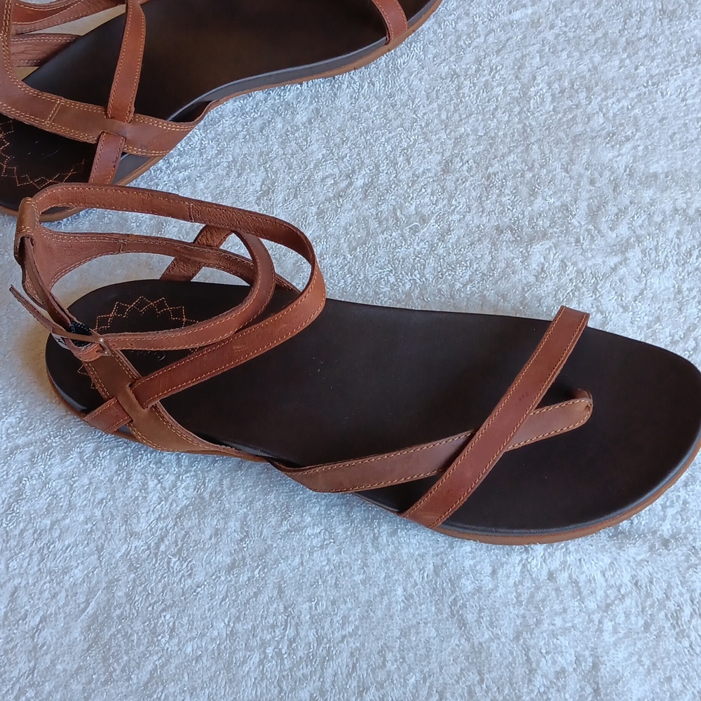 Chaco Brown Strappy Sandals - Picture 4 of 16